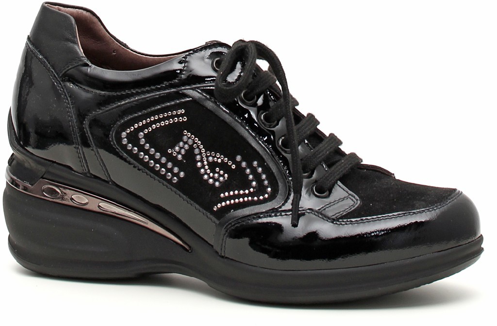 SNEACKER NERO GIARDINI A309654D