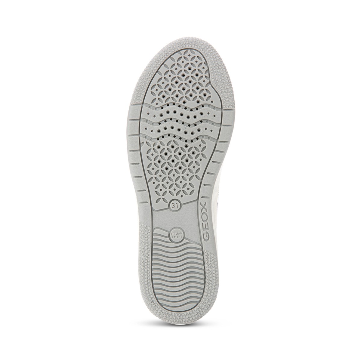 Sneaker Alte Geox Creamy B Per Bambina - Pelle Scamosciata Con Strass