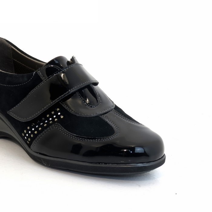MELLUSO LADY SCARPA DONNA CAMOSCIO/VERNICE K90221 - Latini Sport