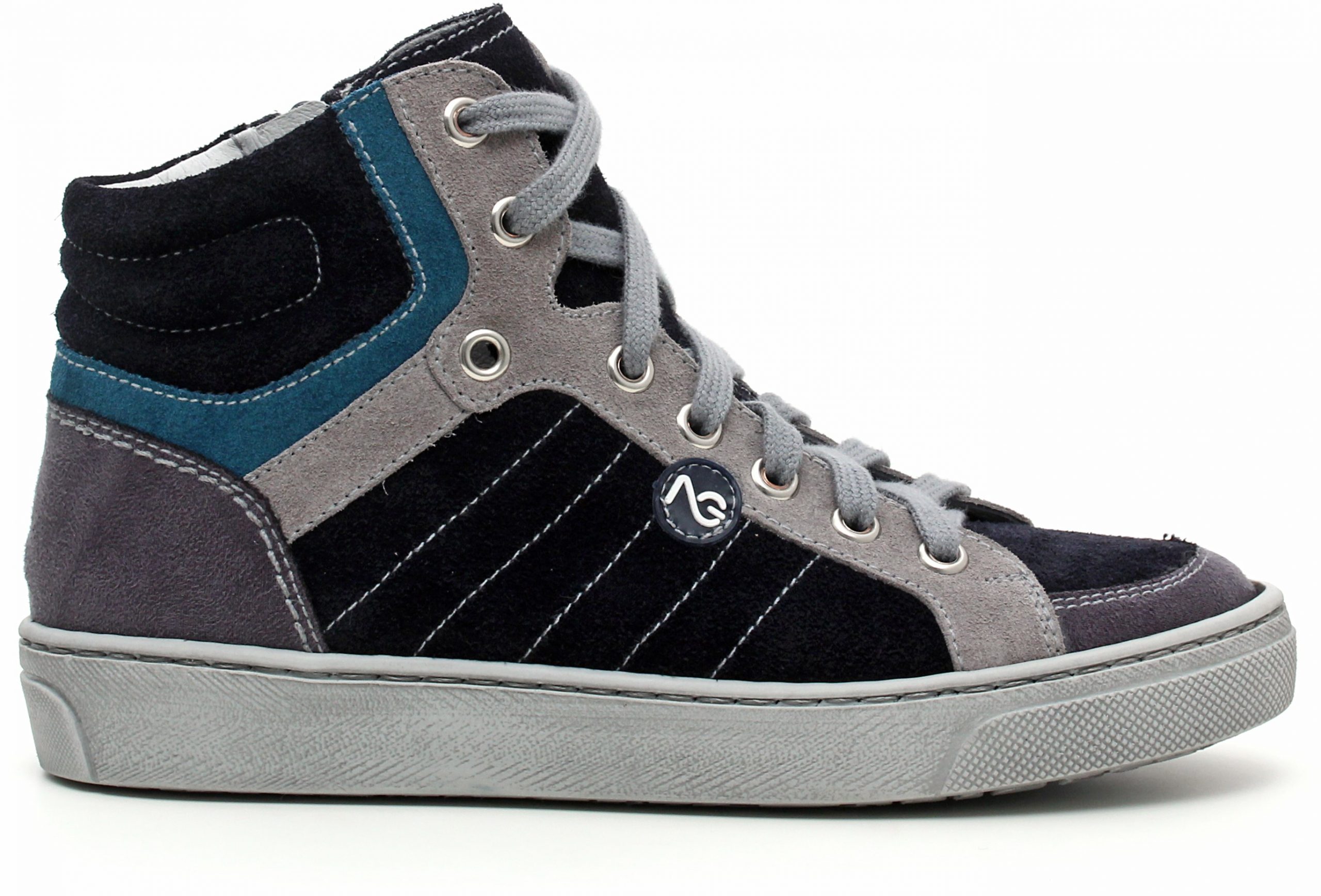 NERO GIARDINI JUNIOR SNEAKER BAMBINO IN CAMOSCIO A433350M-105