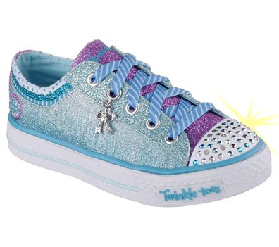 SKECHERS SCARPE BASSE BAMBINA C/LUCI 10513L