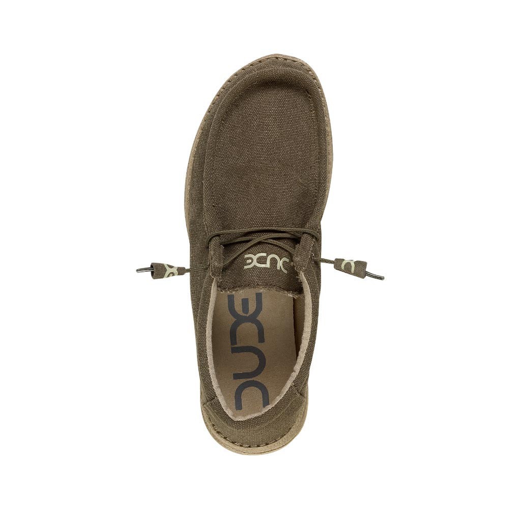 Scarpa Hey Dude Wally Braided da uomo rosso pompeiano in cotone |  ScuderiStore