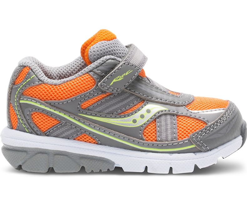 saucony running bambino marroni