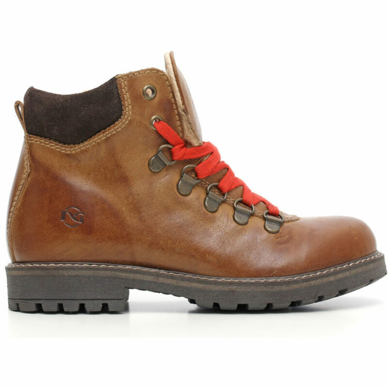 NERO GIARDINI JUNIOR STIVALETTO RAGAZZO IN PELLE A634070M-400 (31-35)