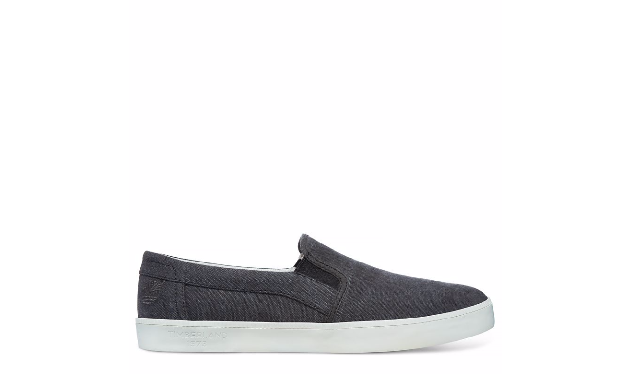TIMBERLAND NEWPORT BAY CANVAS PLAIN TOE SLIP-ON UOMO (A18IS)