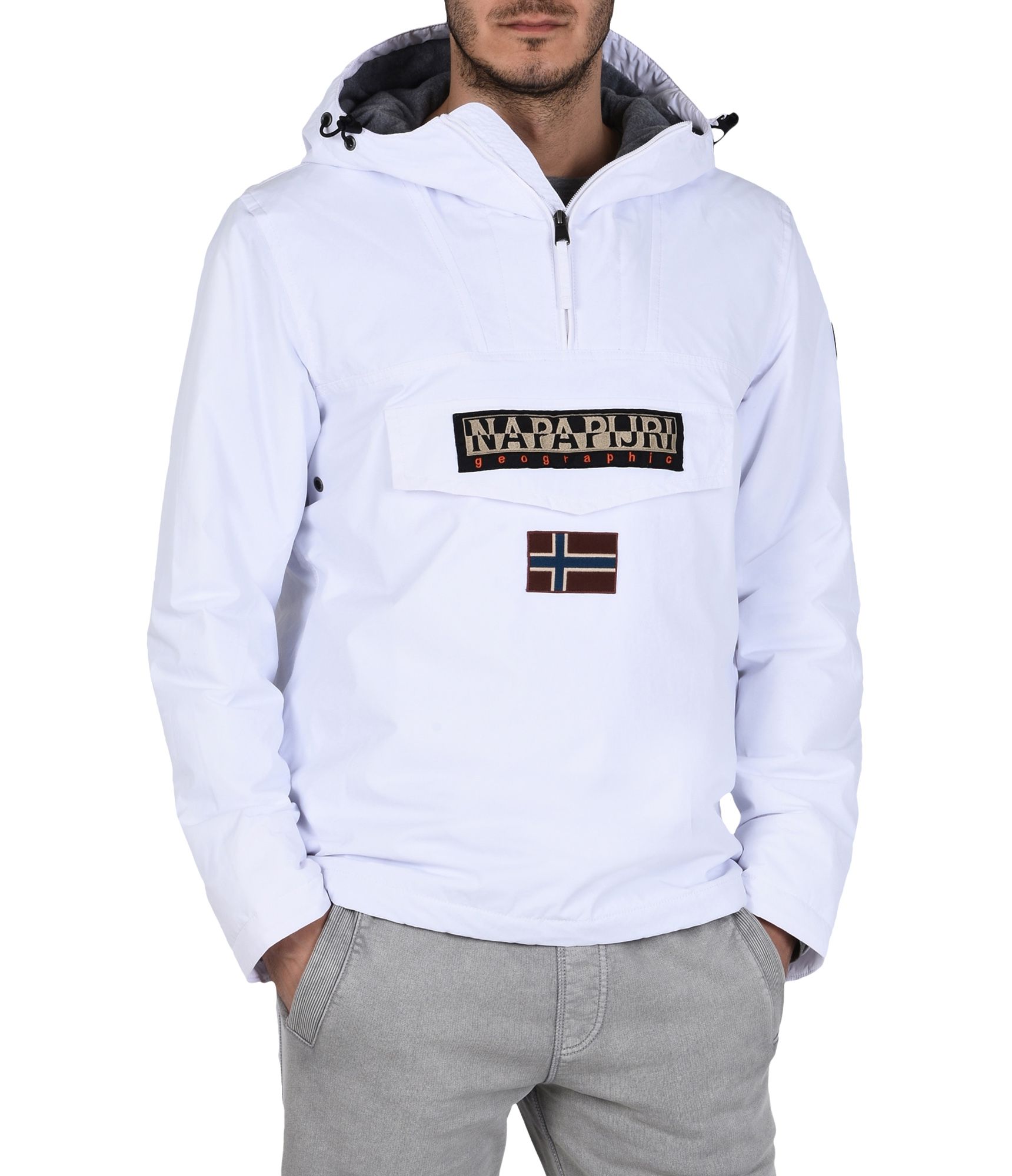 napapijri bianco invernale