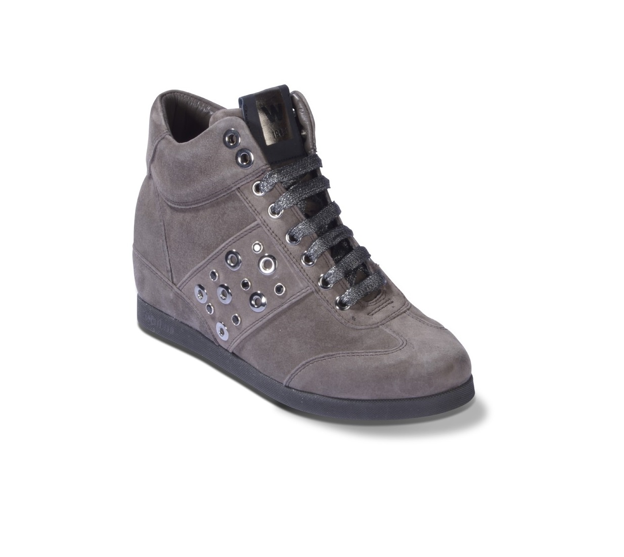 MELLUSO R25500 - SCARPA DONNA IN CAMOSCIO CON ZEPPA INTERNA