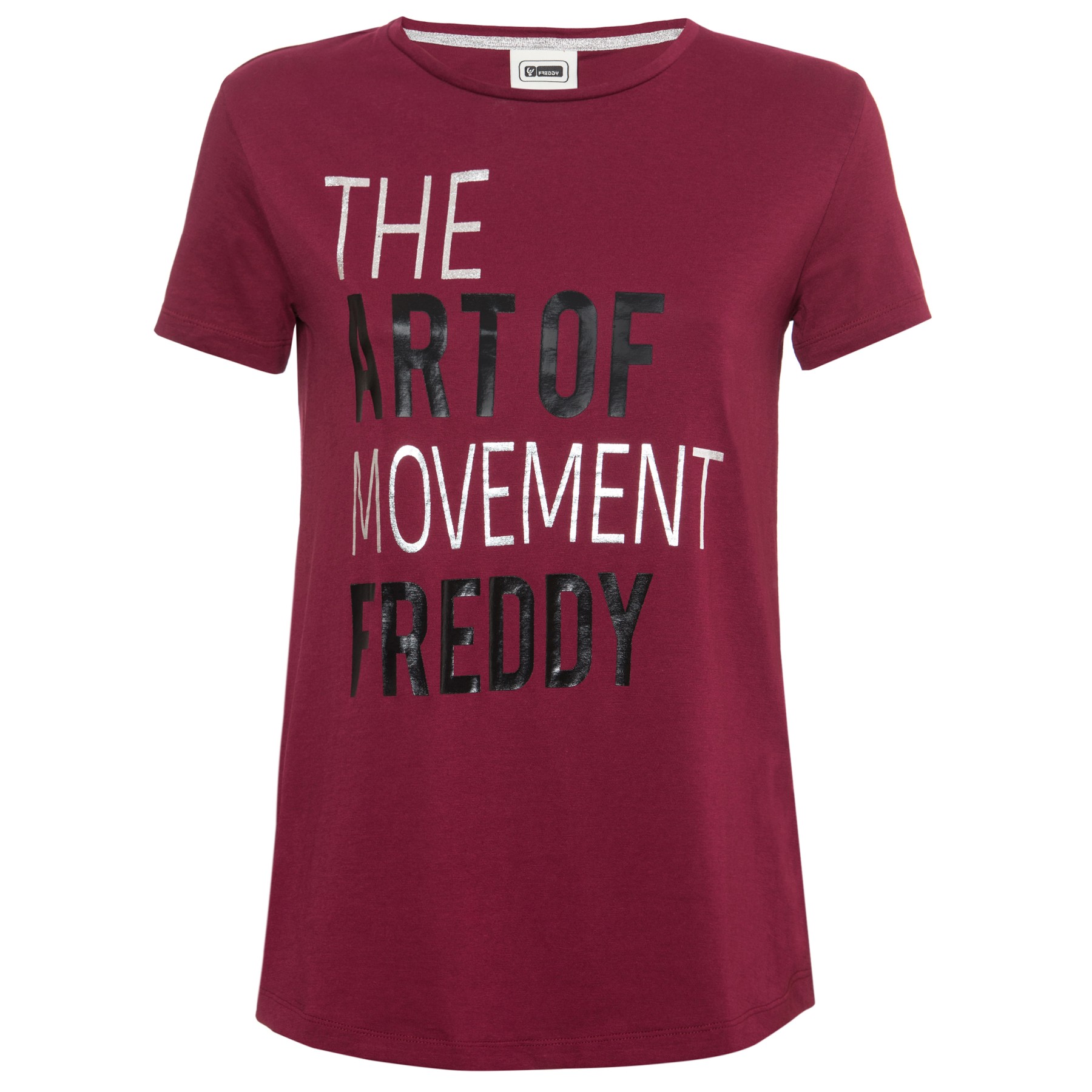 FREDDY T-SHIRT IN COTONE 100% CON STAMPA LUCIDA (WT146L03N02V49-K82)