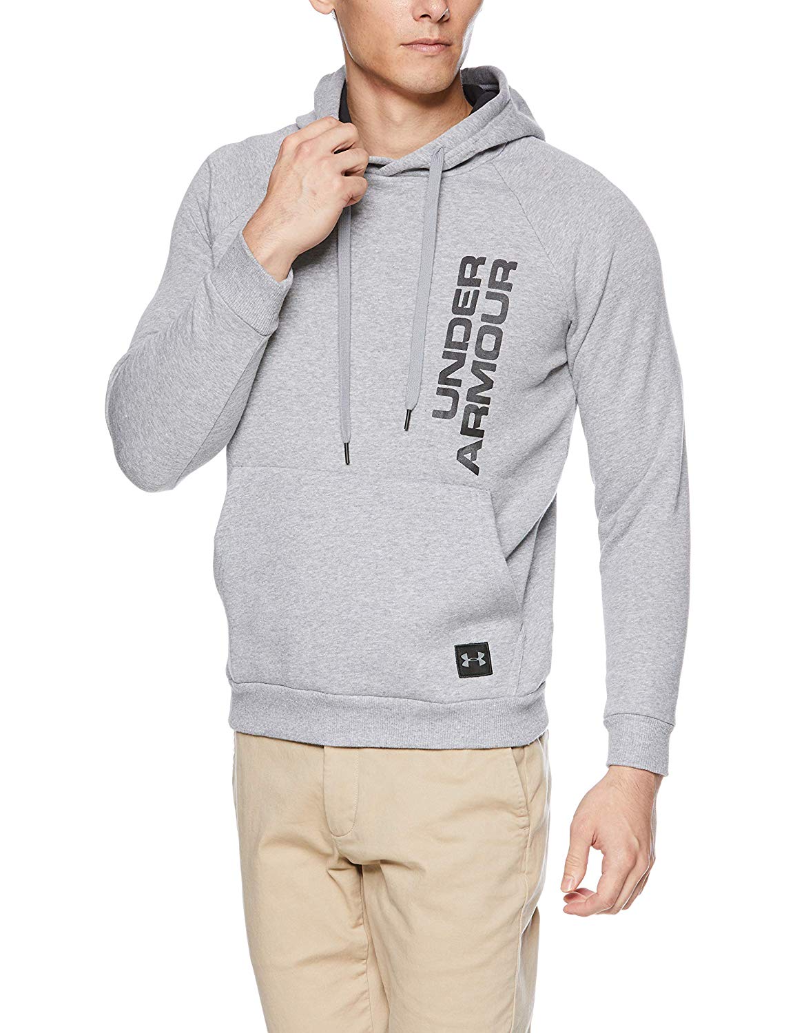 UNDER ARMOUR UA RIVAL FLEECE SCRIPT FELPA INVERNALE UOMO