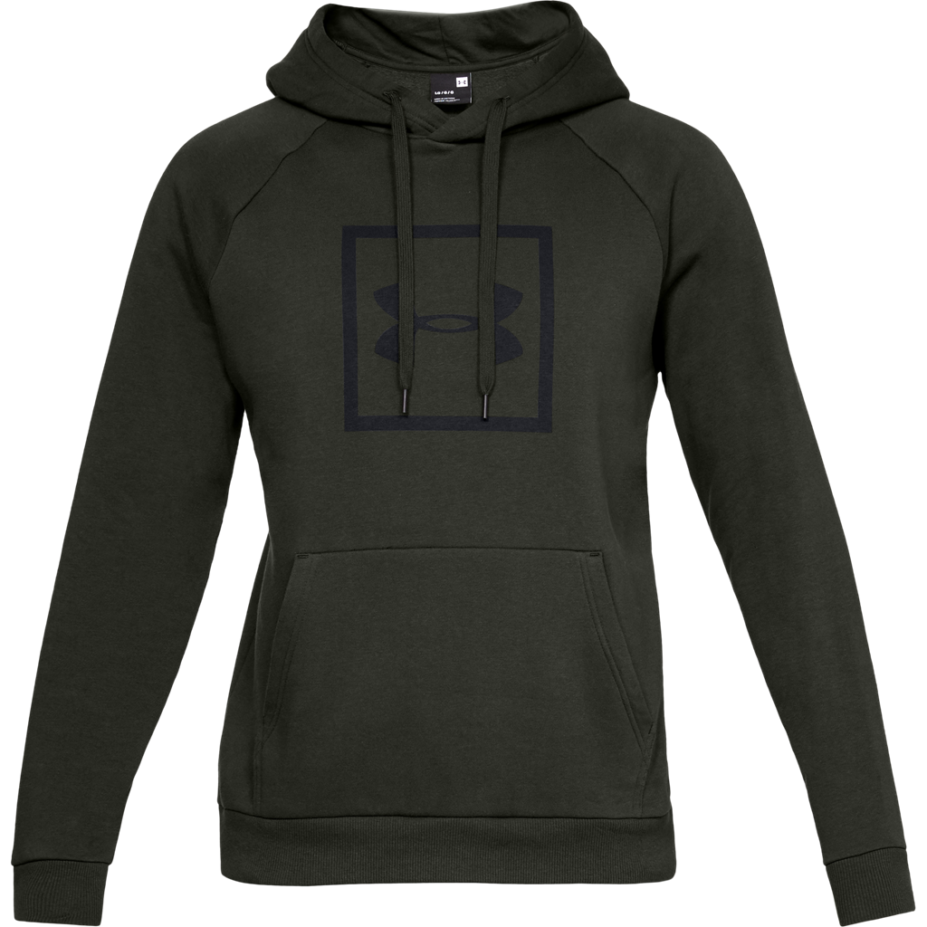 UNDER ARMOUR RIVAL FLEECE LOGO HOODIE FELPA INVERNALE UOMO