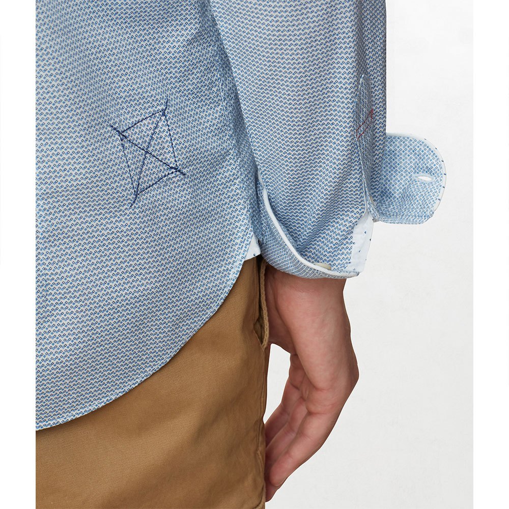 NAPAPIJRI GASSIM - CAMICIA A MANICA LUNGA UOMO (WHITE GRAPH) - immagine 5