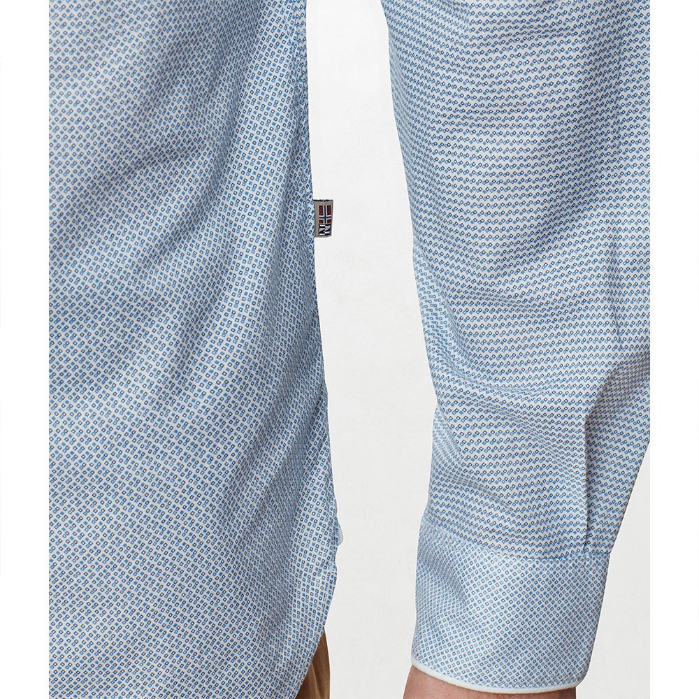 NAPAPIJRI GASSIM - CAMICIA A MANICA LUNGA UOMO (WHITE GRAPH) - immagine 6