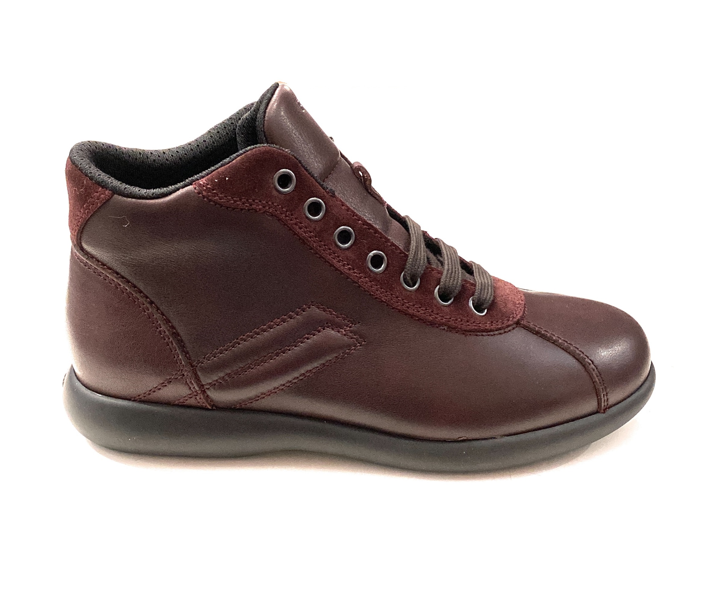 FRAU 47L8 - SNEAKER DONNA ALLACCIATA IN PELLE/CAMOSCIO