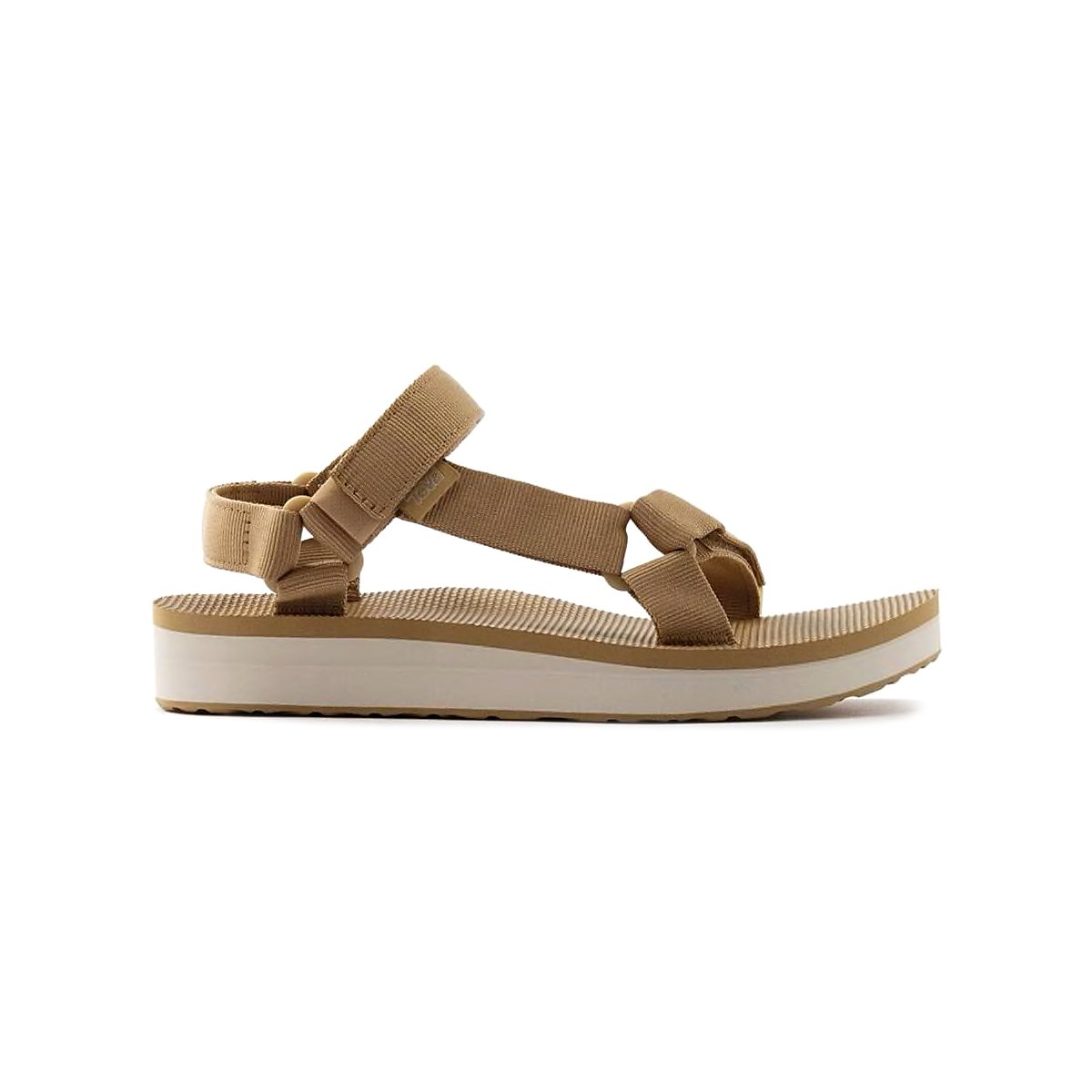 Teva Sandali Donna W Midform Universal Grooveline – Pelle Premium, Chiusura A Strappo, Intersuola EVA, Colore Betulla, Taglia 42 - 4
