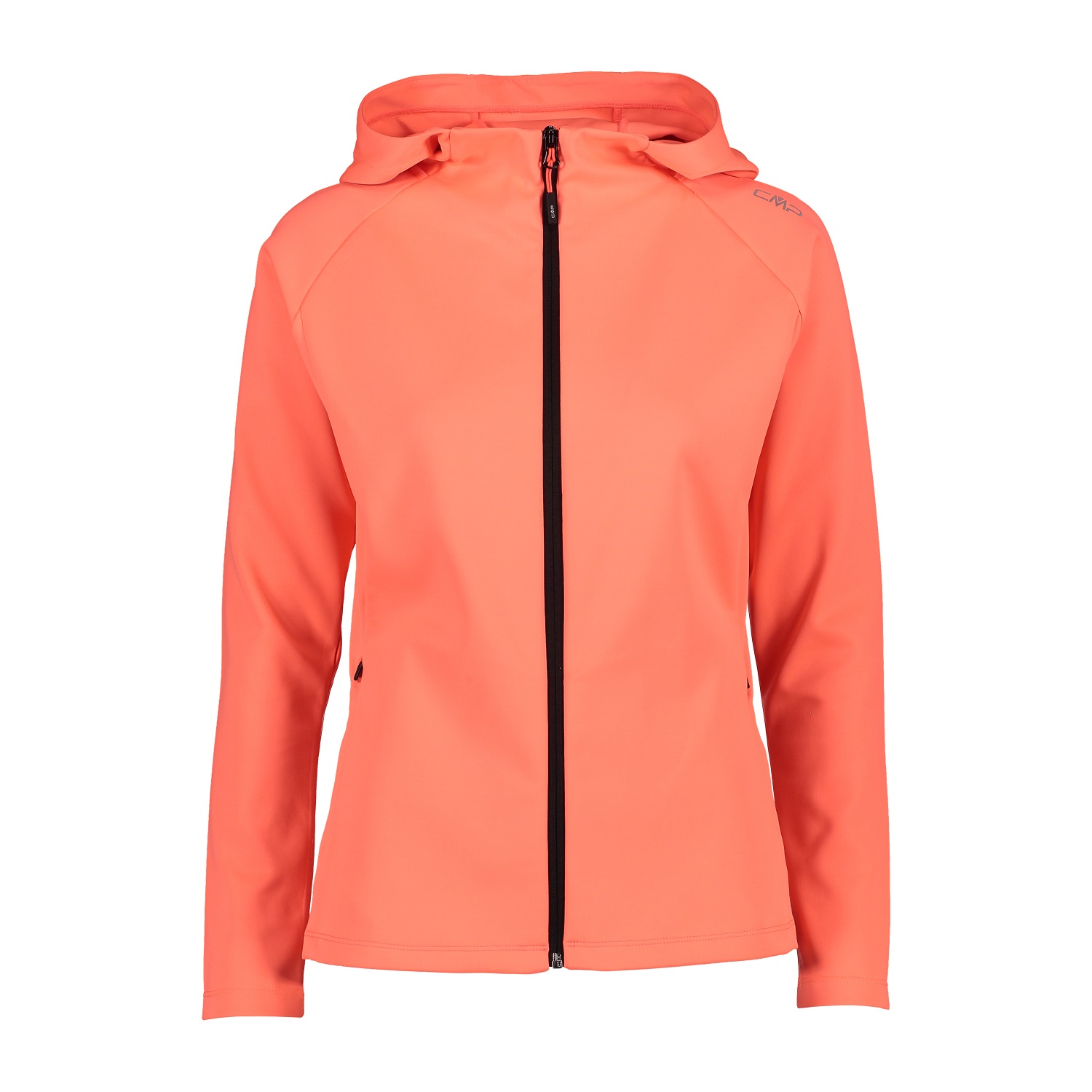 CMP Felpa Donna con Tessuto Tecnico Full Zip con Cappuccio in 4 way stretch – 32C8386