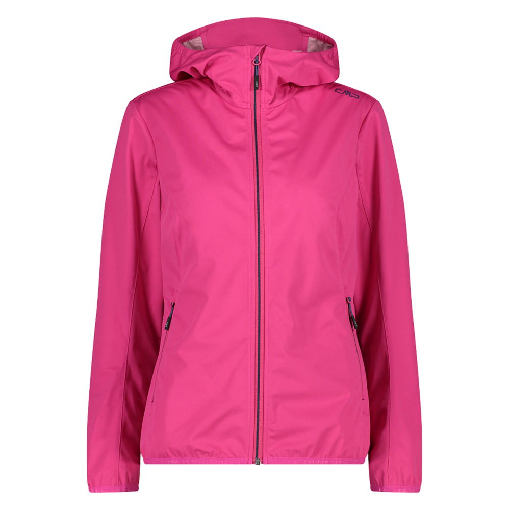 CMP Giacca Donna in Softshell Extralight Fix Hood e Cappuccio Fisso - 32A6066-H820