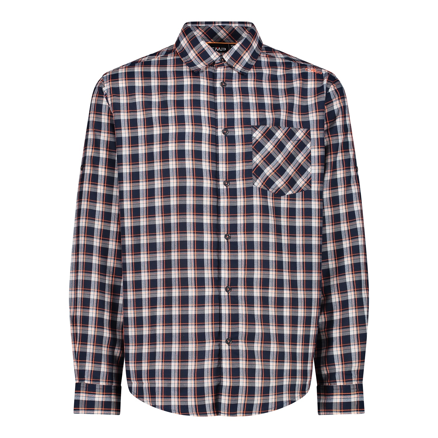 Mountain Hardwear Camicia a Maniche Lunghe Big Cottonwood, Scura Caspian Trailhead Plaid, S Uomo