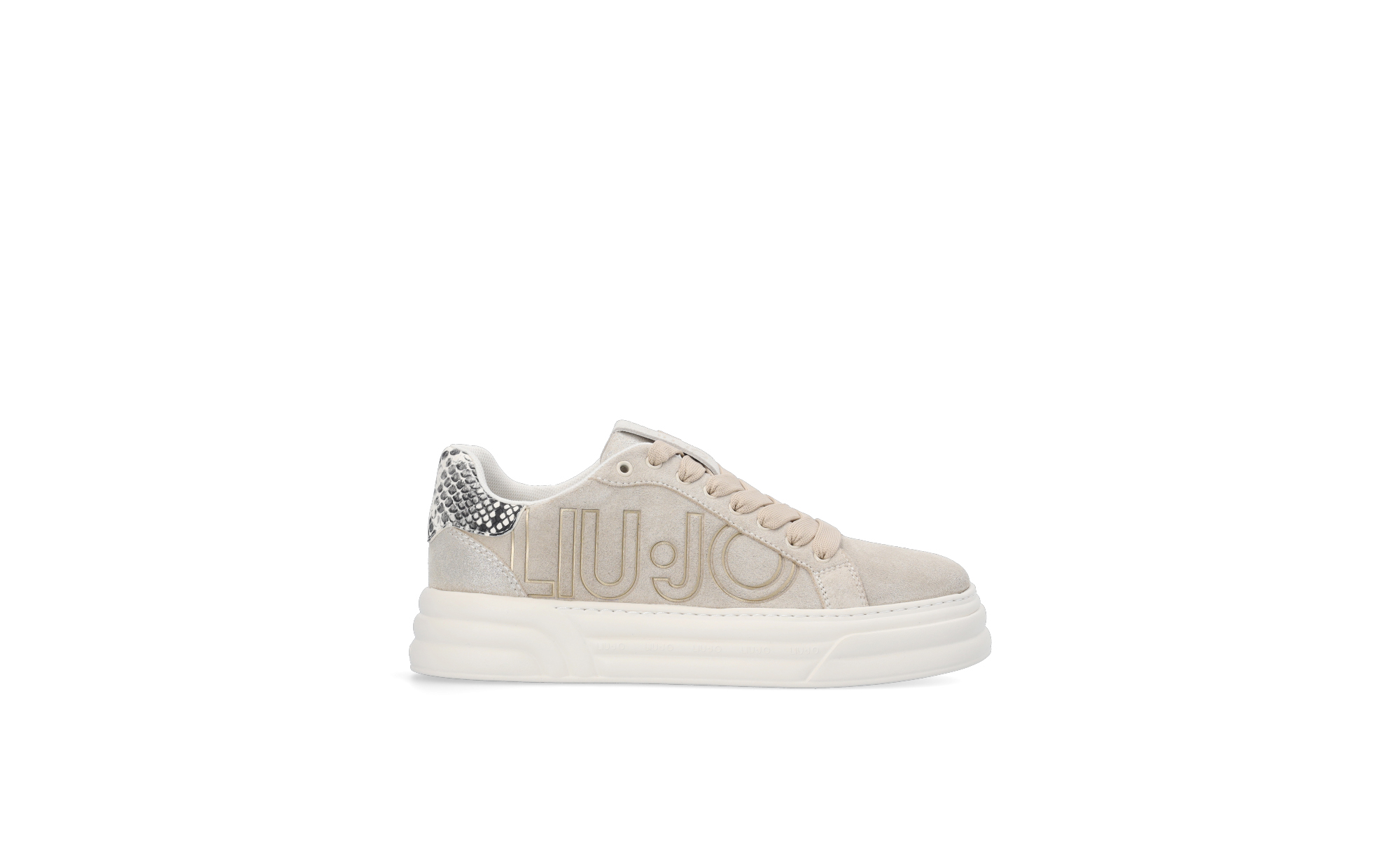 LIU JO Cleo 09 – Sneaker Donna in Camoscio con Logo Latini Sport