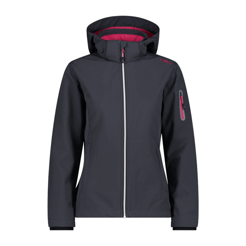 Trespass Bela II - Giacca Impermeabile Softshell da Donna con Cappuccio Rimovibile