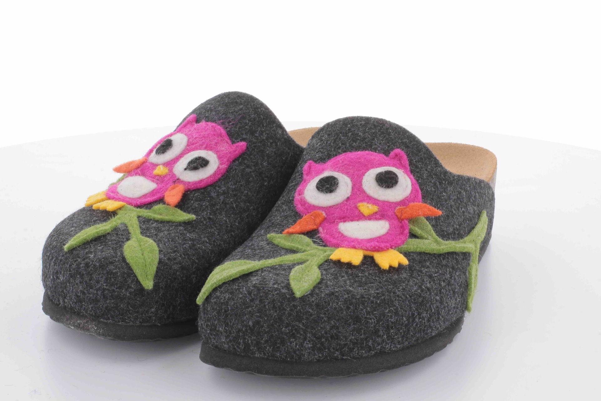 Haflinger Kris Ciabatta In Feltro Di Lana Blu Online - Foto 10