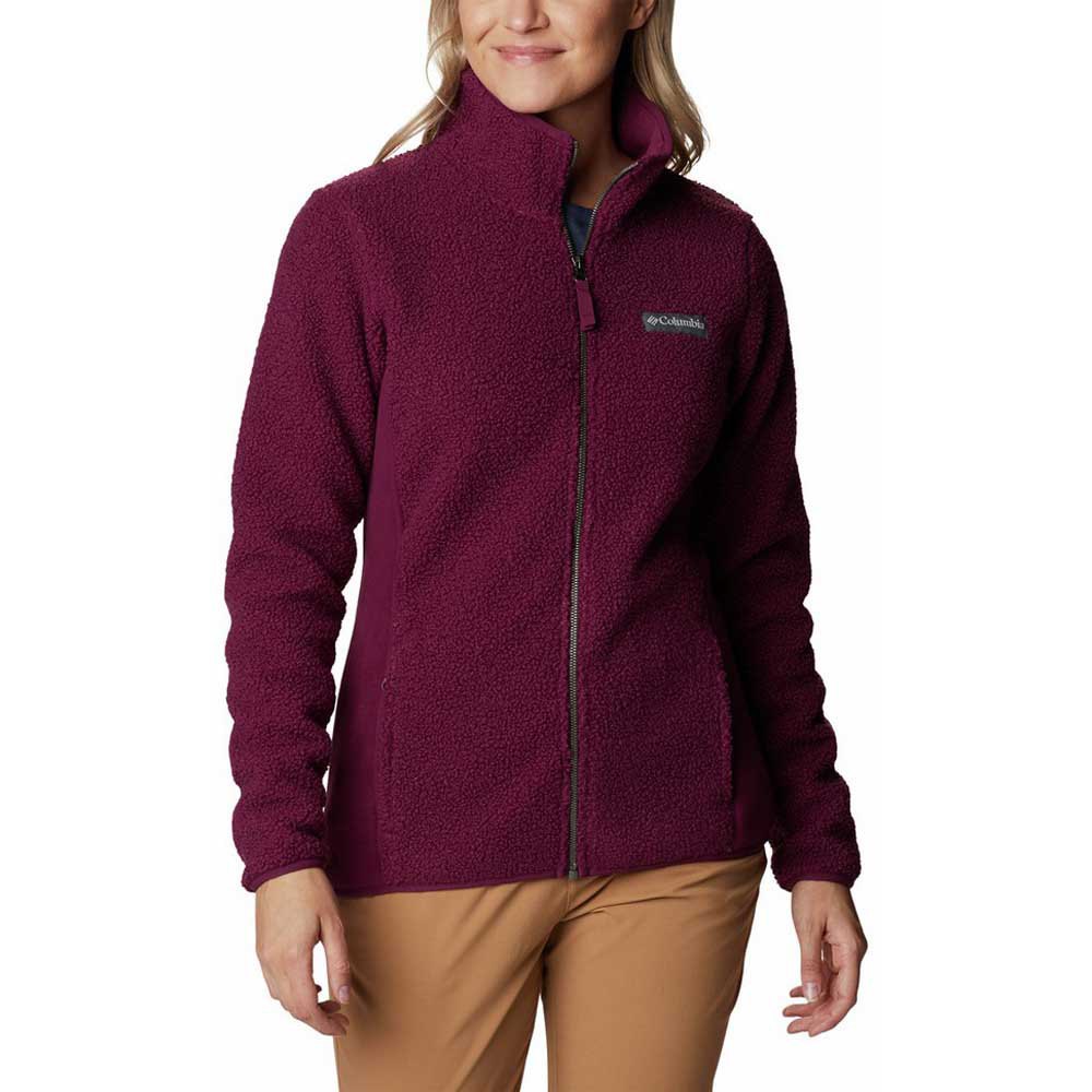 Gilet Columbia Twisp Trail Donna Rosa Pile Foderato Full Zip Taglia L