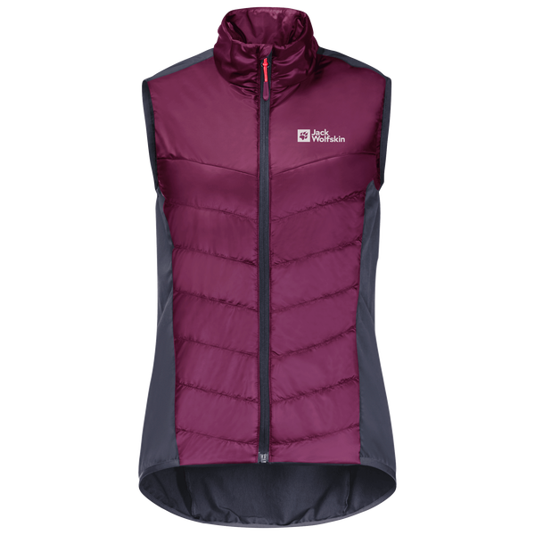 JACK WOLFSHIN Gilet Donna Ibrido Outdoor Running MOROBBIA 1207071