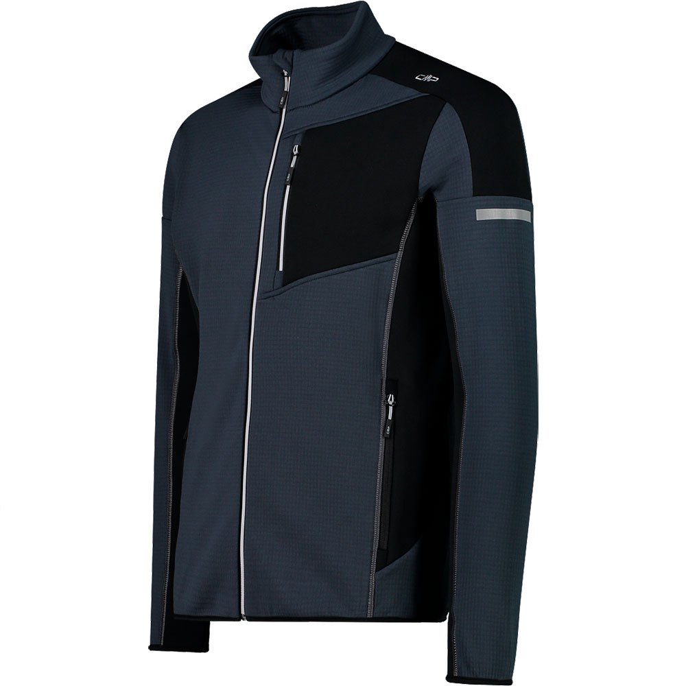 CMP Felpa uomo grid tech Color Block con stampa reflective 31E0437 ...