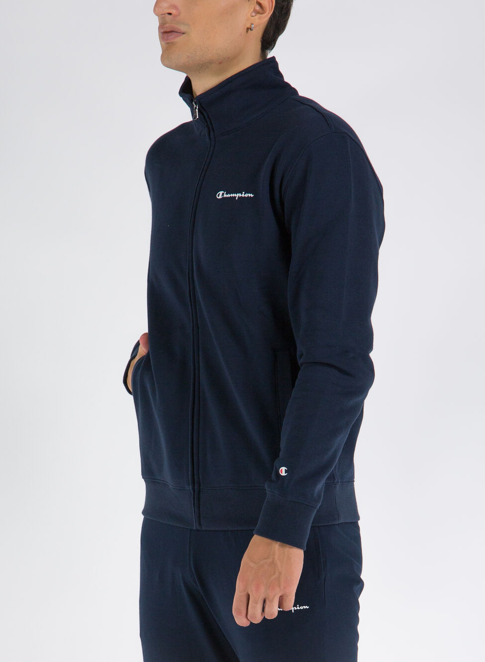 Felpa Uomo Invernale Be Board 9030 - Zip, Verde Foresta, 70% Cotone, 30% Poliestere - Foto 10