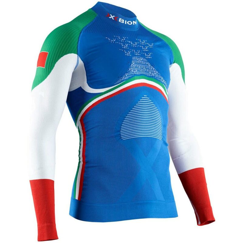 X-BIONIC Energy Accumulator® 4.0 Patriot Edition Italia - Maglia Intima Termica da Sci