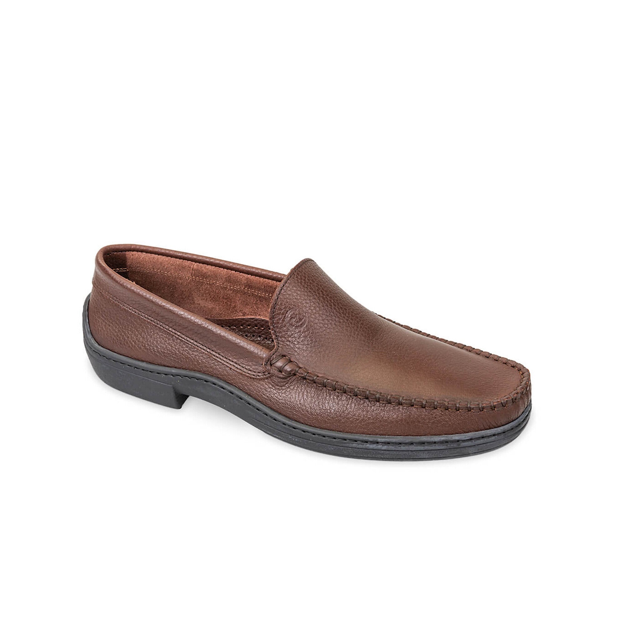 Mokkers Mocassini Uomo In Pelle Morbida: Pantofole Chiuse Marrone Chiaro (Taglie 38-44)