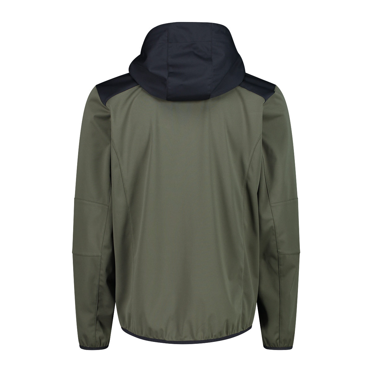 CMP Giacca Softshell Uomo Con Cappuccio - 32A5017, Taglia 52, Nero