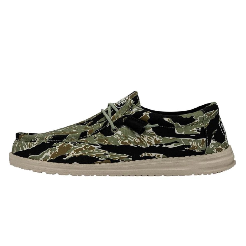 HEY DUDE Wally Camouflage – Slip On da Uomo Superleggere