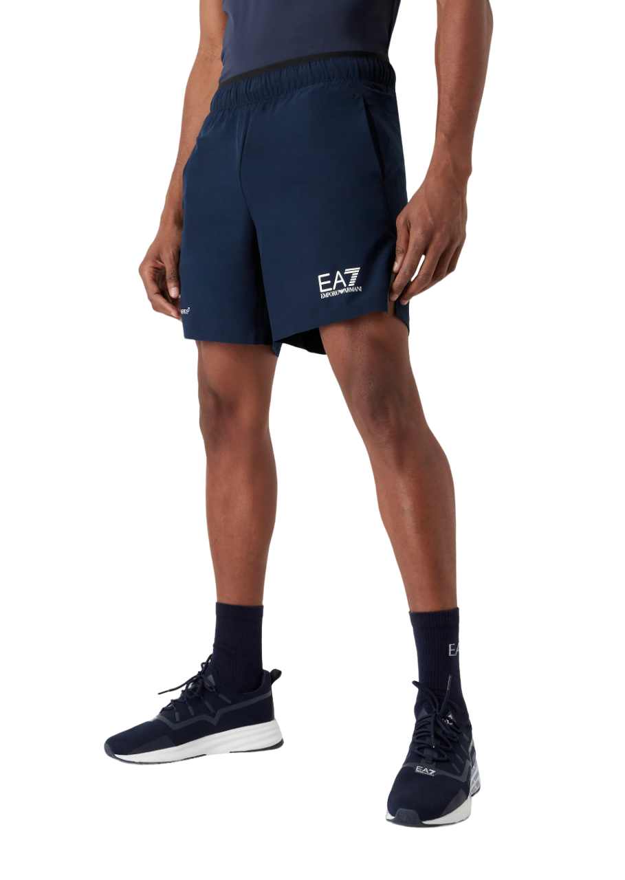 EA7 EMPORIO ARMANI Shorts da Uomo Tennis Pro in Tessuto Tecnico VENTUS7 ...