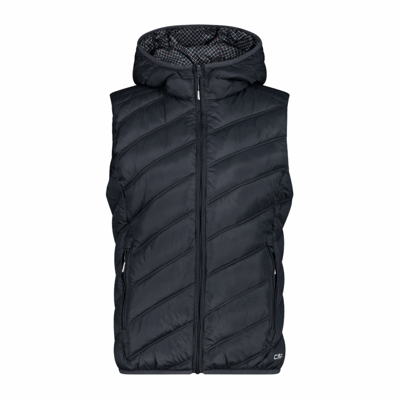 CMP Gilet Donna trapuntato in fibra 3M Thinsulate c/cappuccio 33K1676