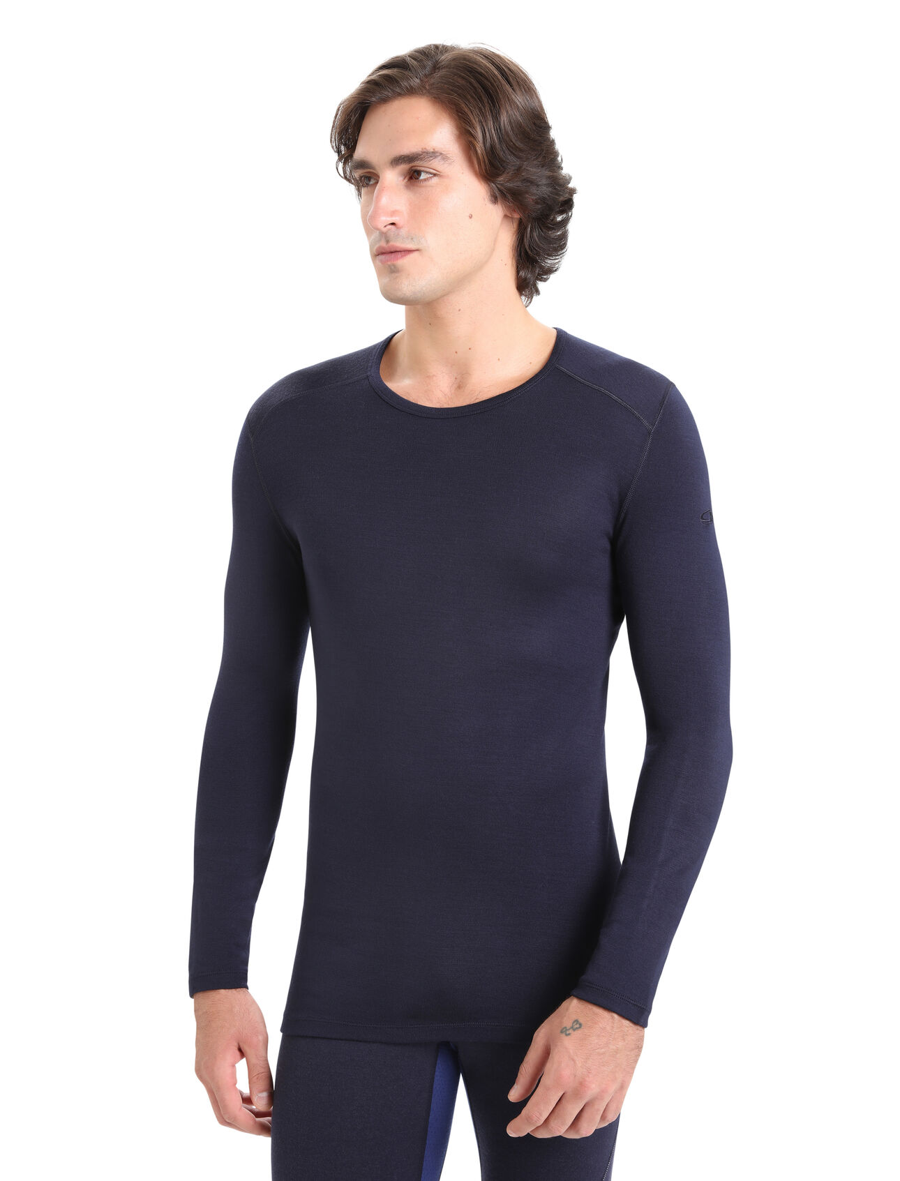 ICEBREAKER Maglia termica con girocollo e maniche lunghe in lana merino 260 Tech Uomo