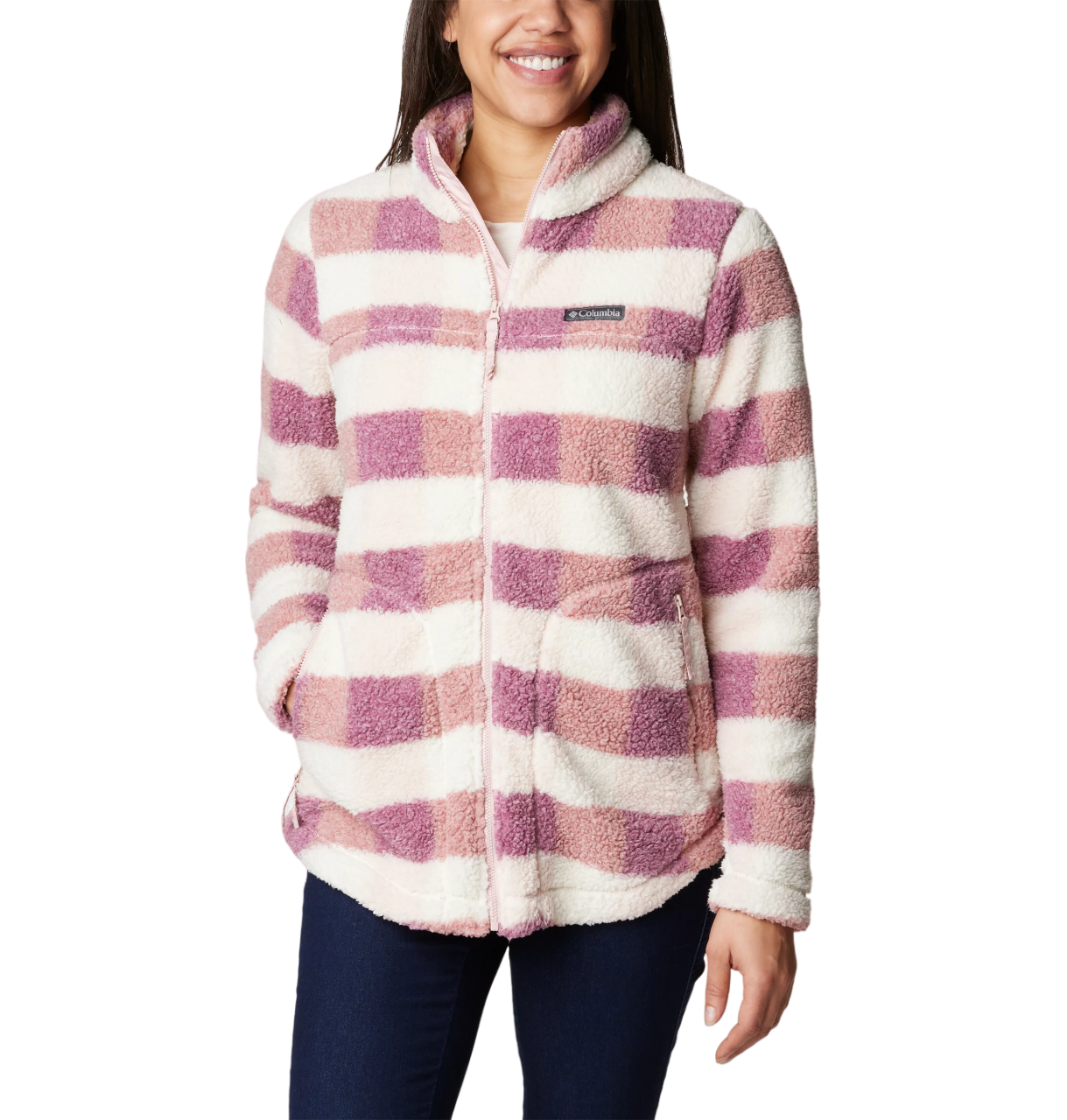 Columbia West Bend™ Full Zip – Giacca in pile Sherpa da Donna (XL0967-626)