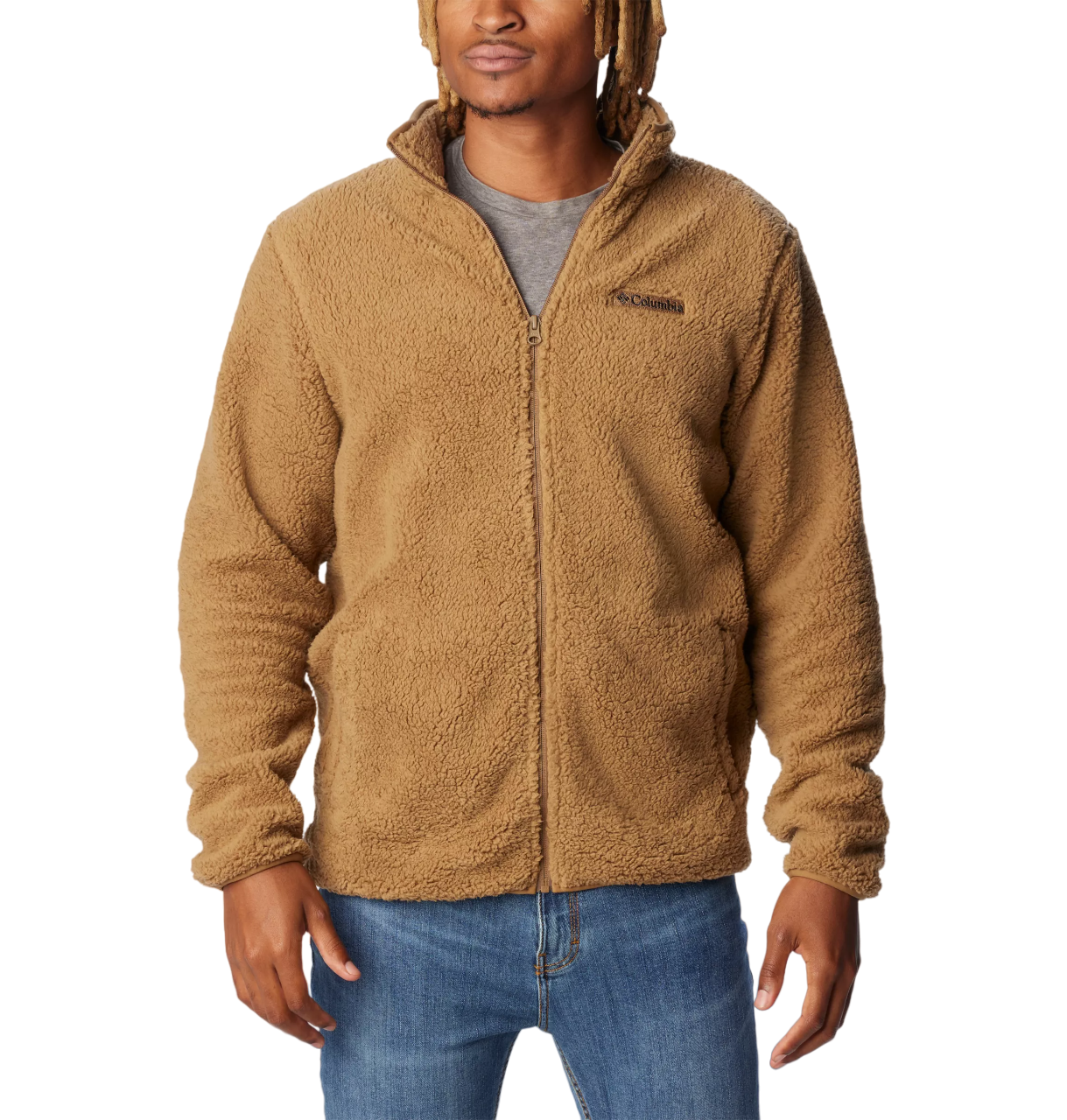 Columbia Rugged Ridge™ III – Giacca in pile Sherpa con cerniera intera da Uomo (AX1937-257)