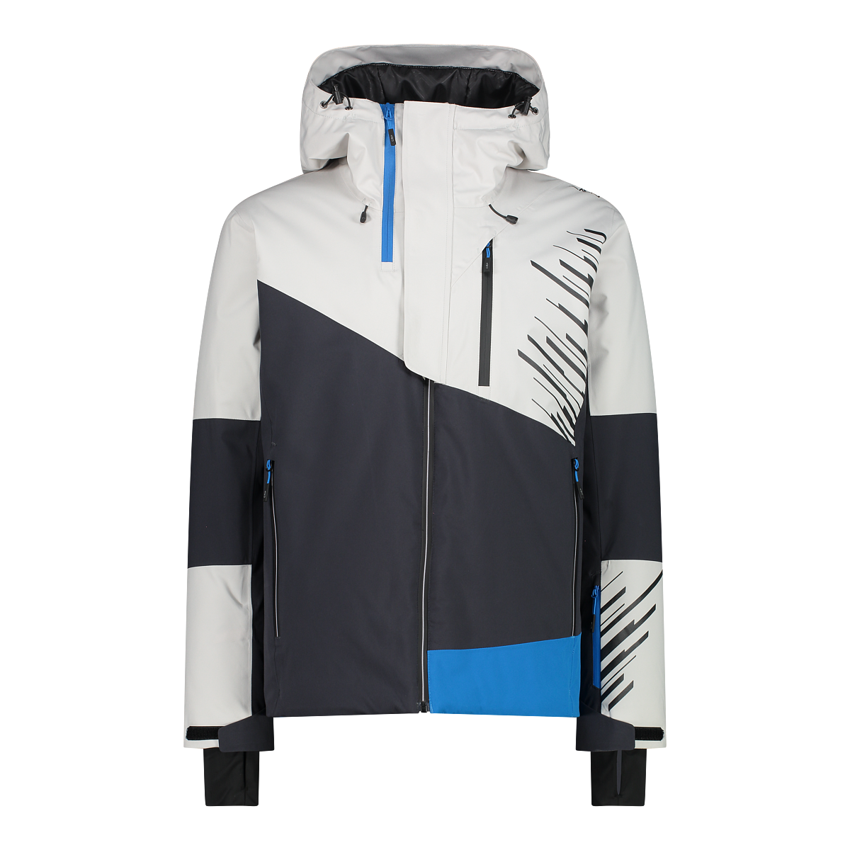 CMP Giacca da sci in twill con cappuccio fisso da uomo 33W0817 - Main Image