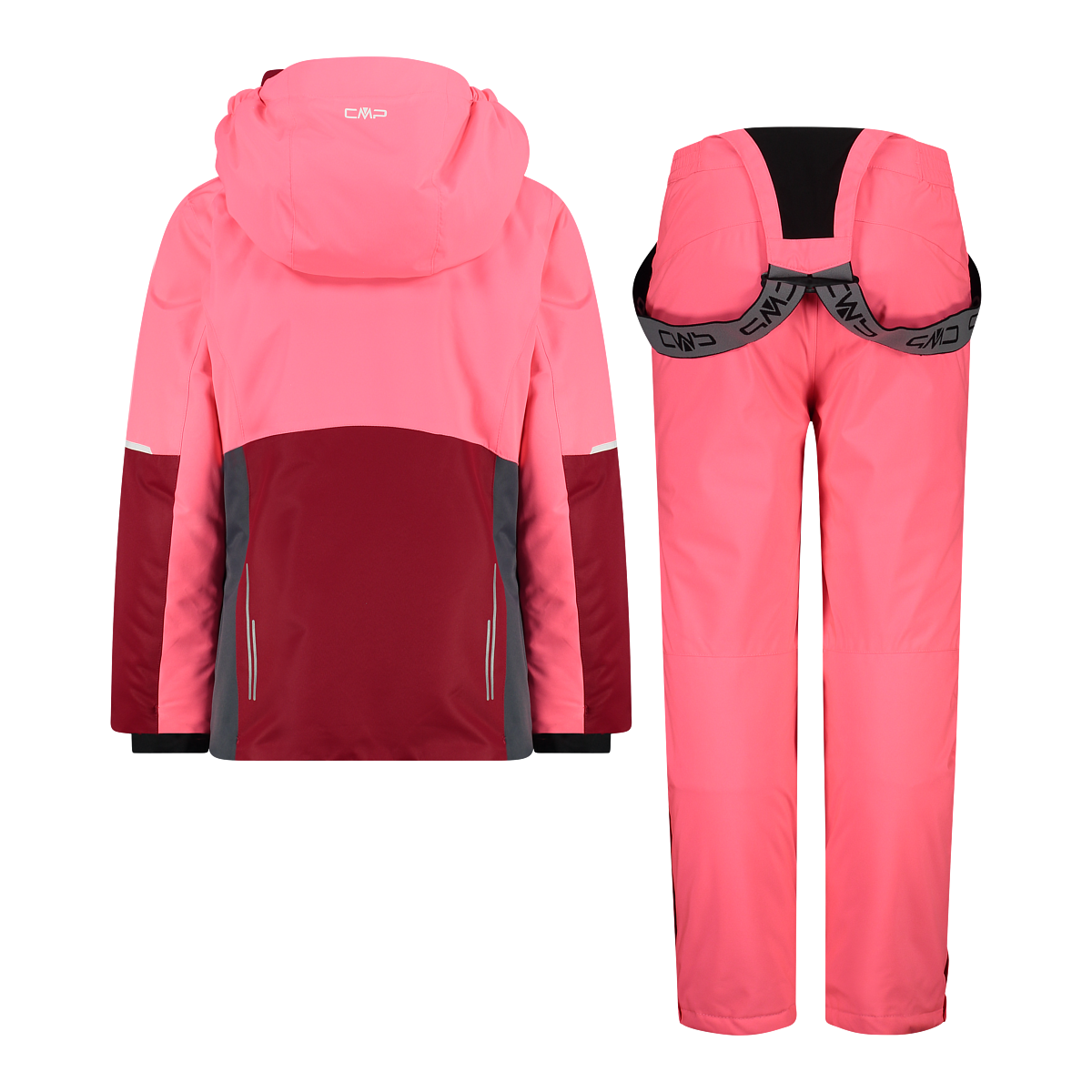 CMP Tuta Sci Bambini Impermeabile - Completo Invernale Con Cappuccio Removibile Per Bambine