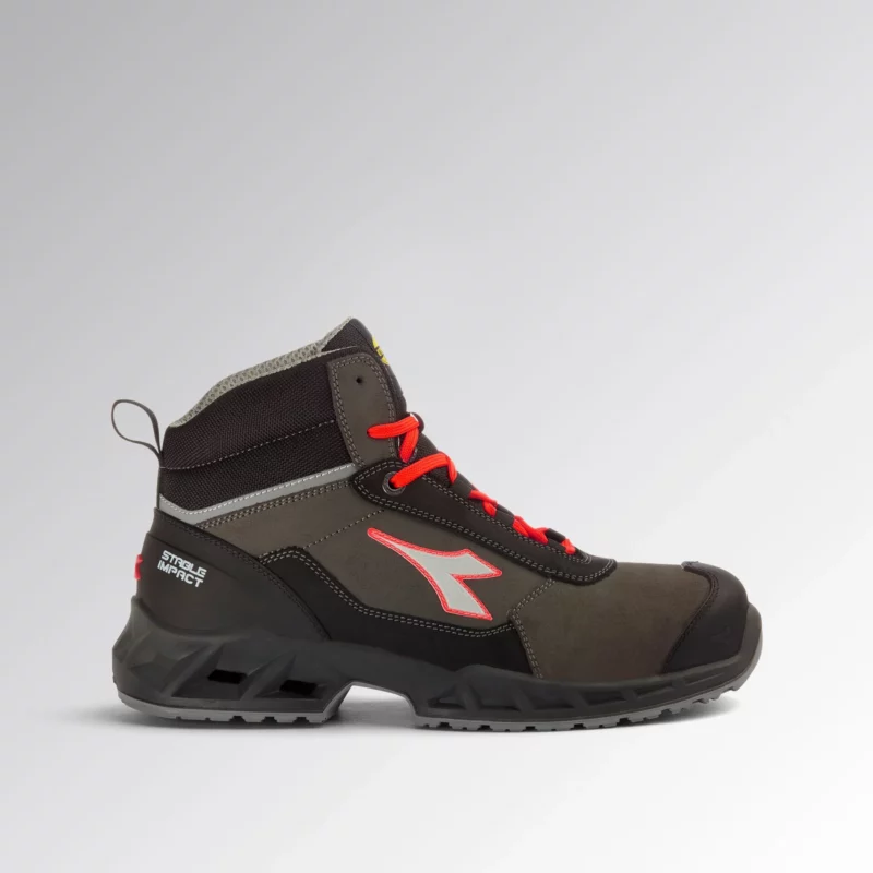 DIADORA UTILITY Shark Stab Imp Leat Mid S3 SRC ESD - Scarpa da Lavoro Antinfortunistica Unisex