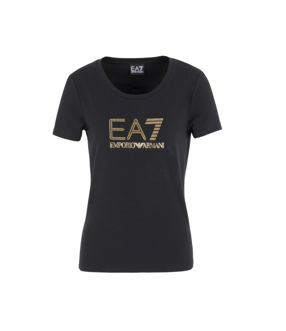 EA7 EMPORIO ARMANI T-Shirt da Donna a Maniche Corte con Logo - 8NTT67