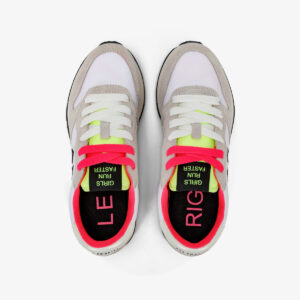 SUN68 Ally Solid Nylon Bianco/Giallo Fluo – Sneaker da Donna ...