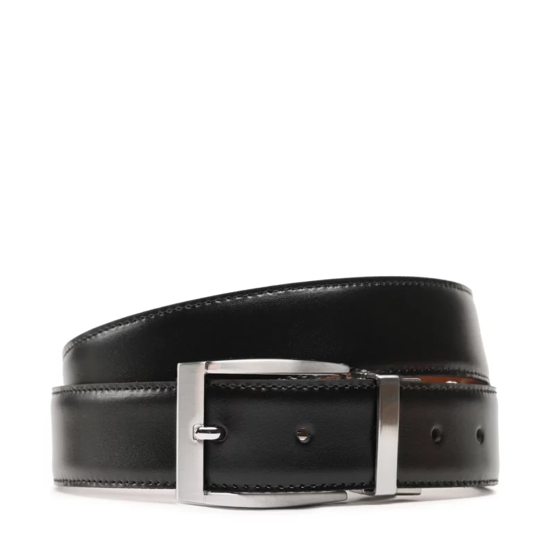 TIMBERLAND Cintura Reversibile Double-Face da Uomo, 35mm Black Classic Belt - 0A1BXX