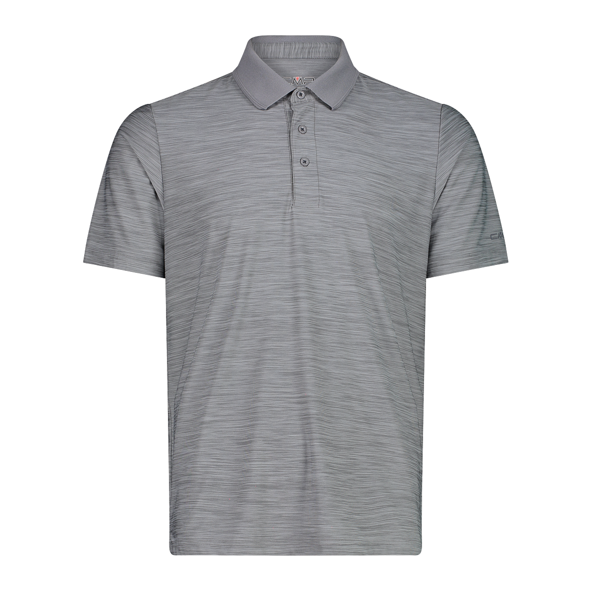 CMP Polo Traspirante da uomo in mèlange stretch jersey - 39T5817
