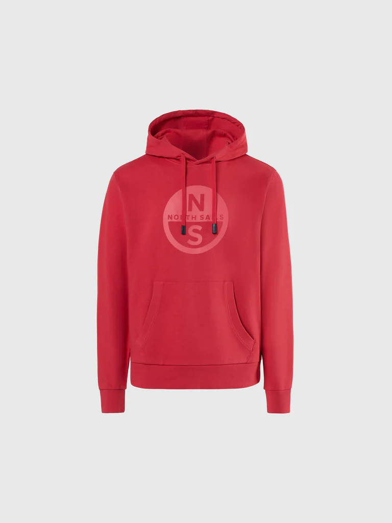 NORTH SAILS Felpa con cappuccio e stampa 691223