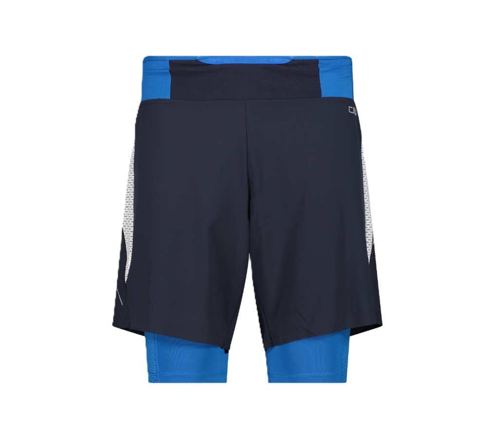 CMP Pantaloni corti da running 2 in 1 da uomo - 32C6747