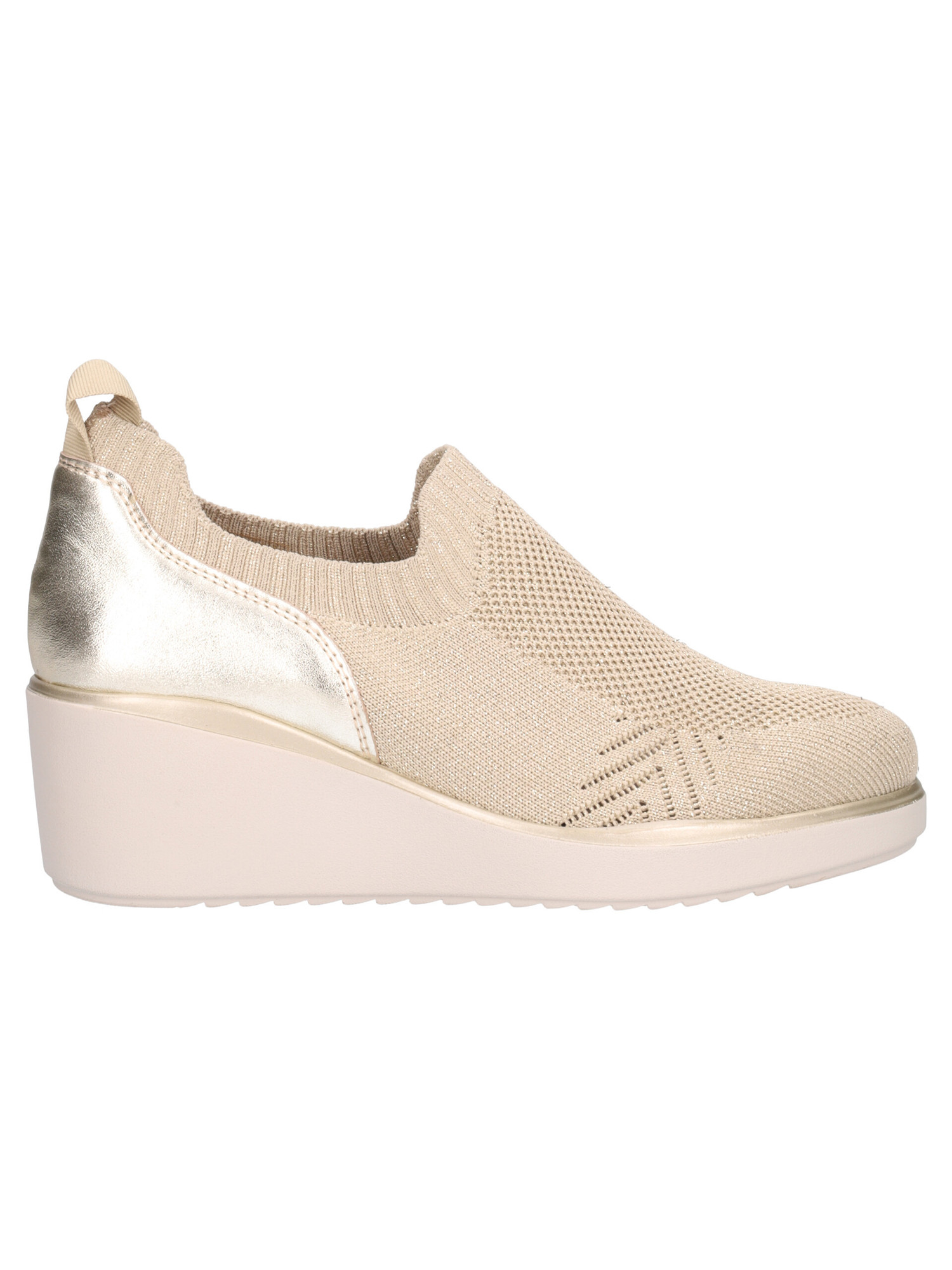 scarpe comode mocassino melluso donna Melluso K55345W Mocassino da Donna in Tessuto Elastico con Zeppa