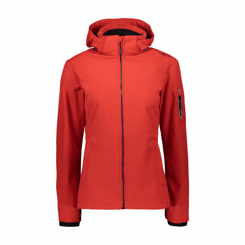 CMP Giacca Donna in Softshell con Cappuccio Staccabile – 39A5006-55BE