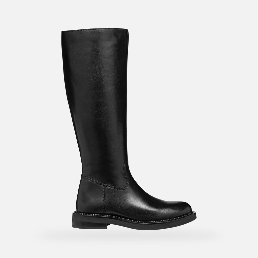 GEOX D Serilda A - Stivale in Pelle da Donna (D46WYA)