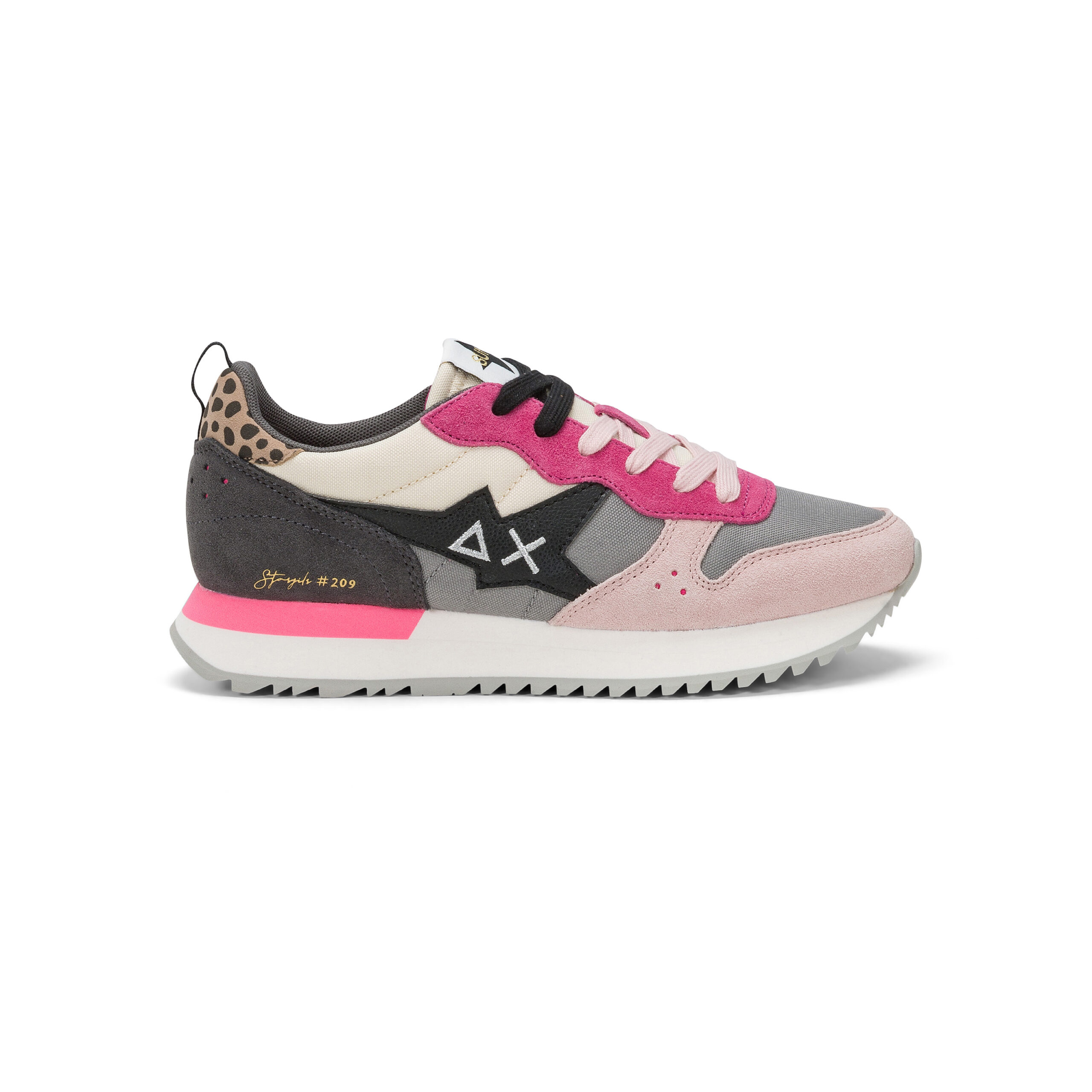 SUN68 Stargirl Multicolo Grigio Medio – Sneaker da Donna - Z44209